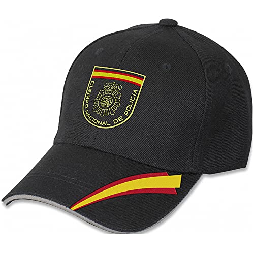 TS Tactical Ops Gorra con Bordado Cuerpo Nacional de Policia CNP y Bordado en Visera de Bandera de España 30624 Cover