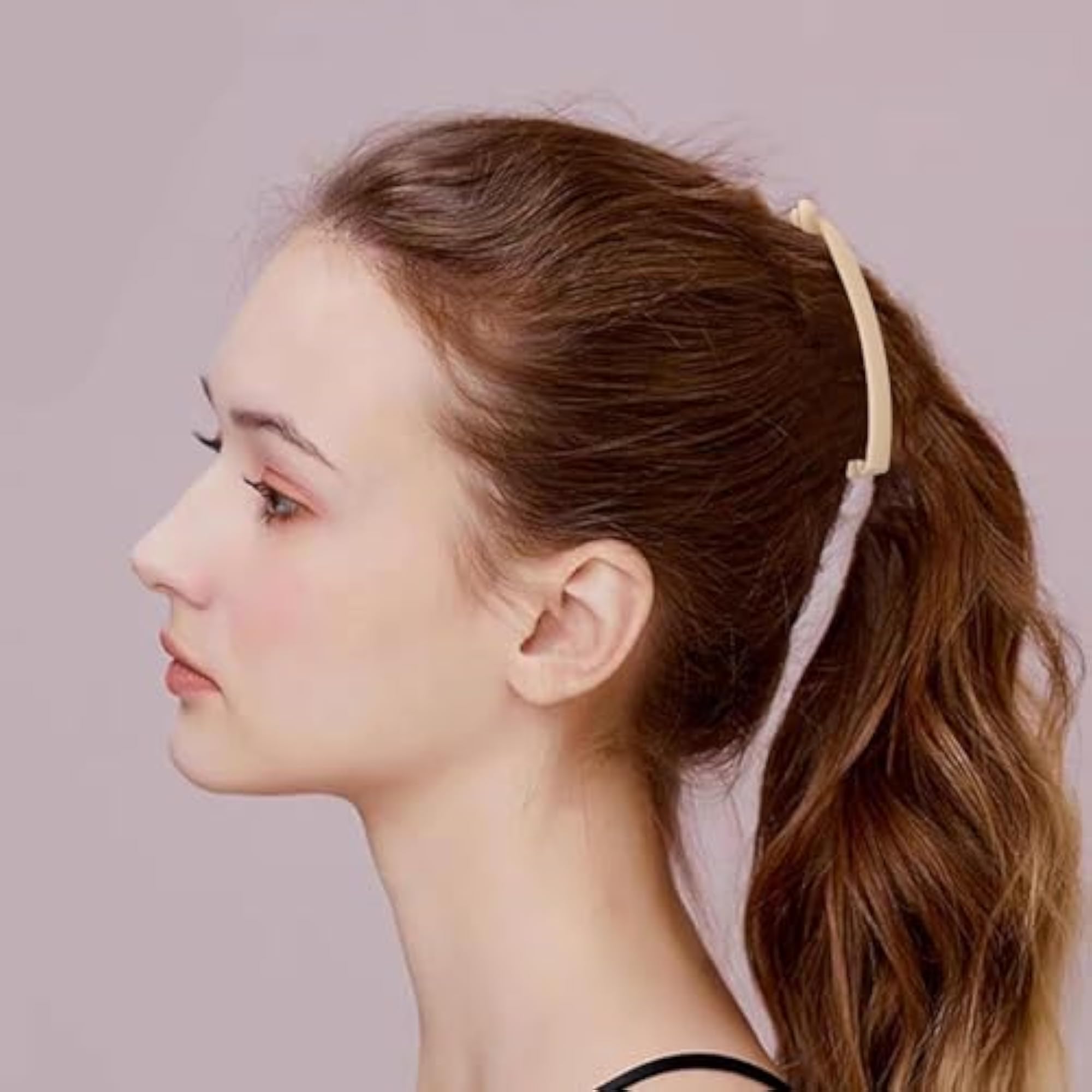 Women's 4pc Matte Finish Big Size Banana Hair Clip Set