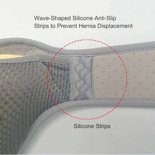 Faja para Hernia Inguinal para Hombre con 2 Almohadillas de Compresión miniatura 6