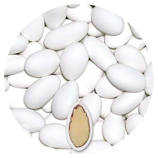 EinsSein® Feinste italienische Mandeltradition Hochzeitsmandeln weiß 1kg, 2kg, 3kg weiss matt 65 Gastgeschenke/Kilo Zuckermandeln Bonboniere Schokotafeln ohne organzasäckchen Taufe Taufmandeln Schoko