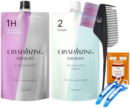 Hair Rebonding Professional Crystallizing Hair Straightening Kit H