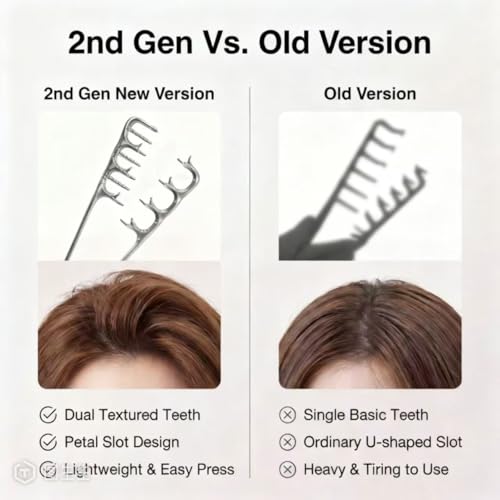 2 Peines de Textura Voluminizadores para Cabello Rizado miniatura 3