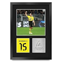HWC Trading A4 Mats Hummels Borussia Dortmund Gifts Printed Signed
