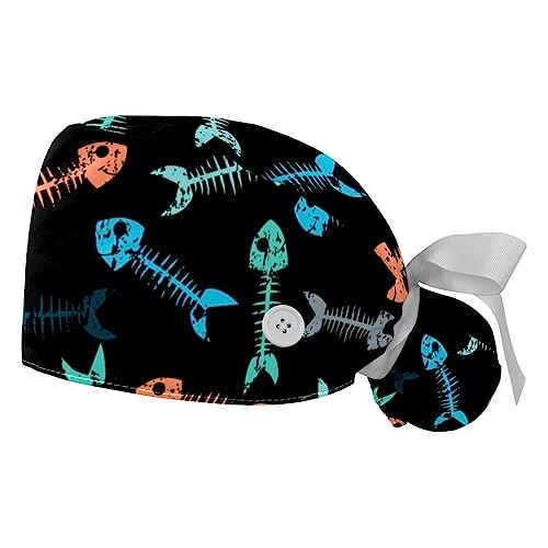 Berret Bouffant avec bande anti-transpiration VERED calot réglable pour cheveux longs en cuisine