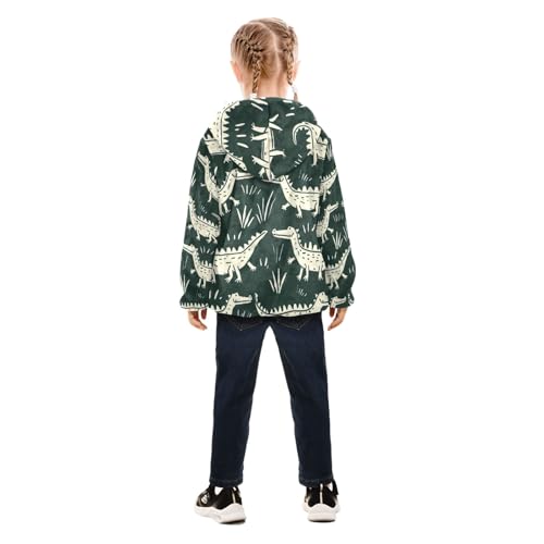 CHIFIGNO Pastel Marshmallows Toddler Girl Sweatshirt Thickened Warm Soft Comfy Sweatshirt Jacket with Arctic Fleece Lining 3T4