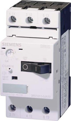 Siemens interruptor automático 3rv1 s00 0,8a ka100 con bloques 1na y 1nc