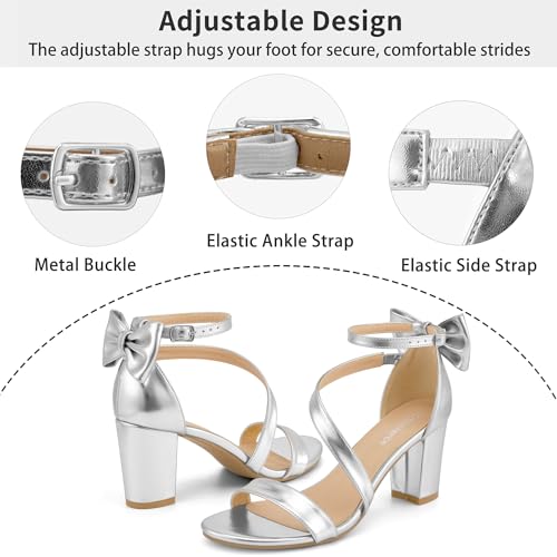 Image of Reimferce Womens Comfortable Heels for Wedding: No Blisters & Sore Feet by 40% Better Shock Absorption During Wedding - 8-Hour Keeping Pain-Free for Brides & Bridesmaids