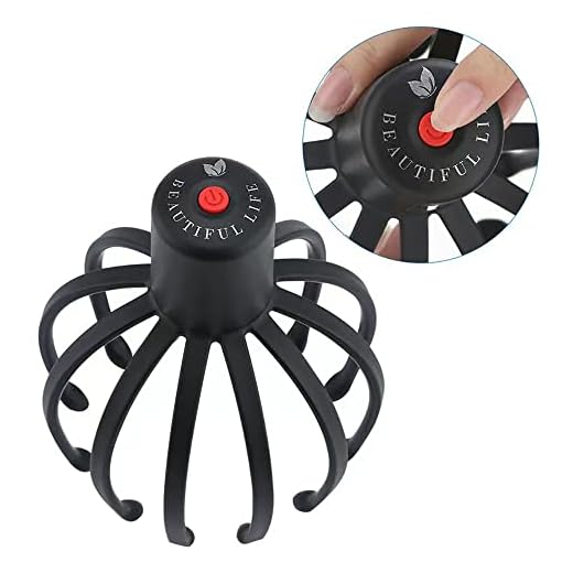 ONIYEA Electric Scalp Massager with 3 Modes, 360 Degree Head Massager, Cordless Portable Head Scratcher for Stress Relax