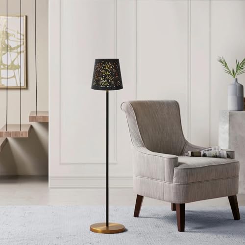 Abaodam 布製クリップ付きランプシェード おしゃれなホロウアウトデザイン 電球カバー対応 壁掛け 床置き 天井照明用シンプルライトシェー