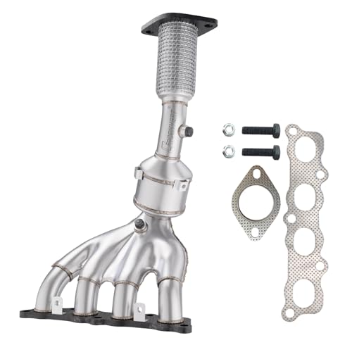 CIRconvert Front Catalytic Converter Compatible with 2012 2013 2014 2015 Ford Fiesta Ikon, 2011-2016 Ford Fiesta 1.6L l4 High Flow Catalytic Convertor (EPA Compliant)