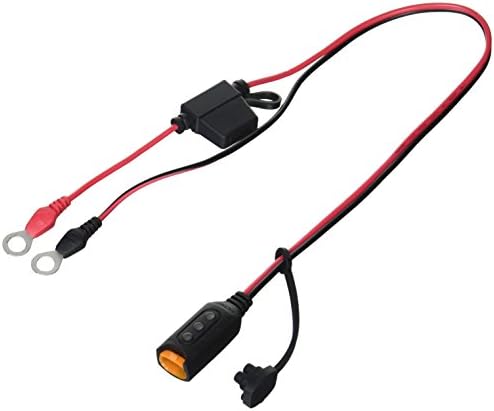 CTEK 56-382 Indicator eyelet M8: practical LED indicator for immediate indication of battery charge levels , Red/black