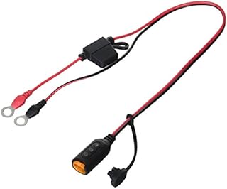 CTEK 56-382 Indicator eyelet M8: practical LED indicator for immediate indication of battery charge levels , Red/black