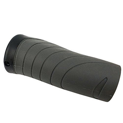 Joofn Bike Grips Handlebar 130Mm & 90Mm Lockable Handle Bar Rubber End Grip 0.874Inch Diameter For Multi-Speed Bicycle Mountain Bmx Floding (Gray) #TOP4