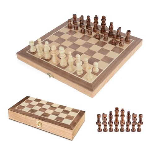 Toyrific Chess Folding Game Board for 2 Players Chess Set Board Games Travel Family Game