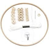 INTVN DIY sonajero de Madera con Cuentas para Cuna de Juguet