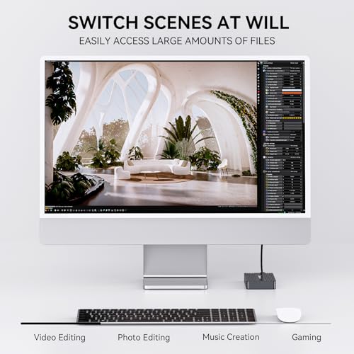 Minisopuru 40Gbps M.2 NVMe SSD Enclosure with Thunderbolt Cable, 8TB Thunderbolt NVME Enclosure for M1 M2 Pro/Max, USB4/3.2/3.1/3.0/2.0, Thunderbolt Enclosure Support 2280/2260/2242/2230 M & B+M-Key - Image 5