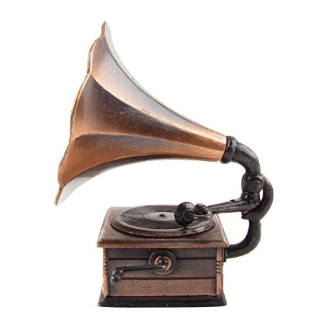 Treasure Gurus 1:12 Scale Miniature Phonograph Dollhouse Accessory Gramophone Pencil Sharpener Cover