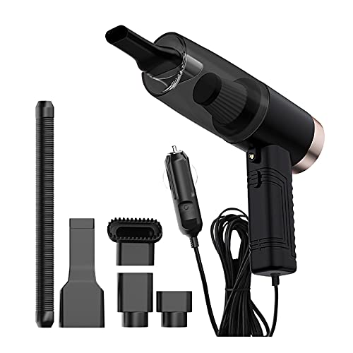 Lampe de Voiture à Double Usage Haute Puissance avec Nettoyeur Humide d'aromathérapie et Accessoires d'intérieur de Voiture sèche Diffuseur Huiles Essentielles Noir