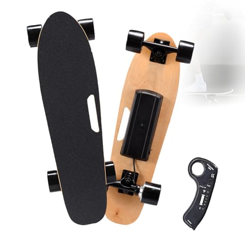 AiODiO Patineta eléctrica con Control Remoto, Motor sin escobillas de 350 W, 22 km/h, ángulo de Ascenso de 15°-20°, Ideal para Parques, plazas y desplazamientos Diarios.