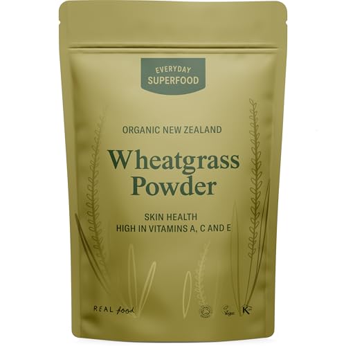 Everyday Superfood Organic Wheatgrass Powder 50g | Premium New Zealand Grown Wheat Grass | Green Juice Powder