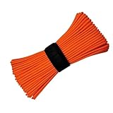 Cuerdas de cuerda para ropa, capacidad de carga de 550 libras, cuerda larga de nailon para tienda de campaña, cuerda de camping al aire libre, cuerda de paracaídas, correas de mochila para