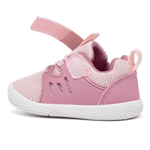 Image of MORENDL Toddler Sneakers Baby Boys & Girls Barefoot Shoes Lightweight Breathable Walking Running Tennis Athletic Sport Shoes Outdoor
