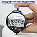 Durometer Tester Shore A Hardness Tester, Rubber Tire Durometer Gauge 0~100HA Digital Hardness Meter with Large LCD Display