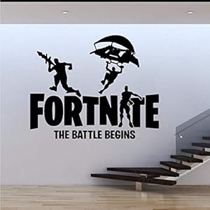 Prachtige Fort Night Figuren Stickers Verwijderbare Jongenskamer Muursticker voor Woonkamer Slaapkamer Woondecoratie…