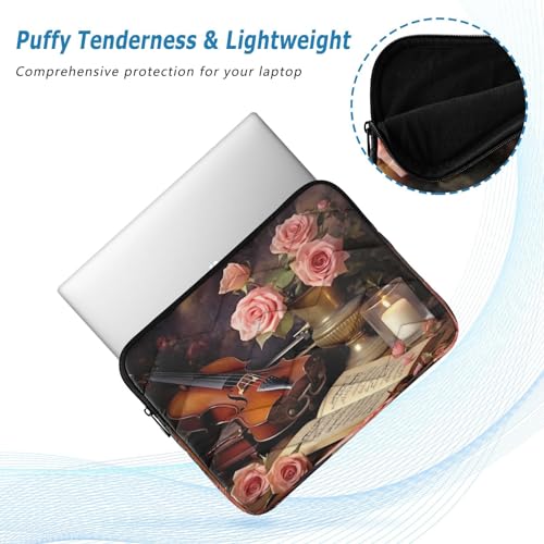 Funda Vintage para Laptop 13-14 Pulgadas con Diseño Rosas miniatura 5