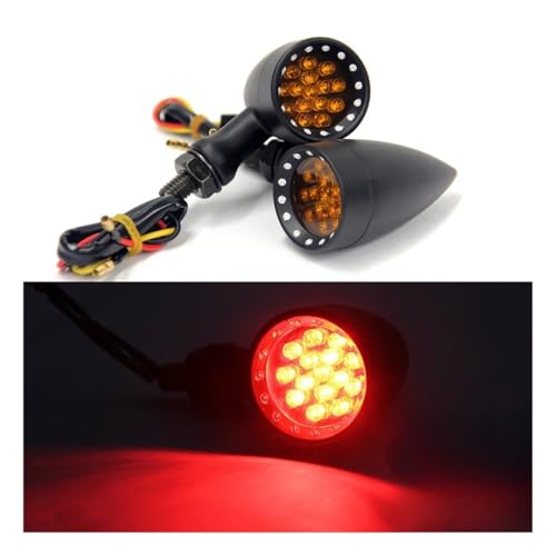 Clignotant moto feu stop intégré haute visibilité pour sécurité Bobber