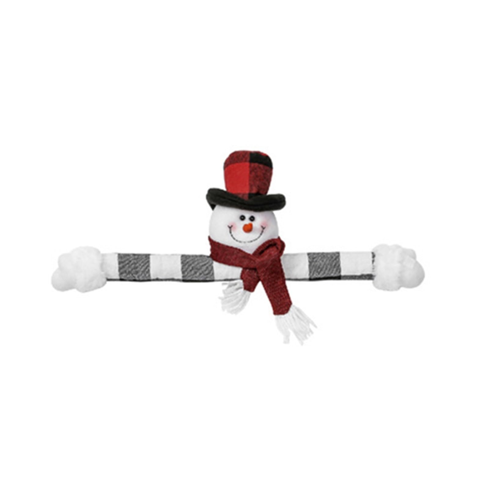 Curtain Buckle Tieback Santa Snowman Tiebacks Hook Fastener Clamp For Xmas Ornaments Decorations(COLOR-2)