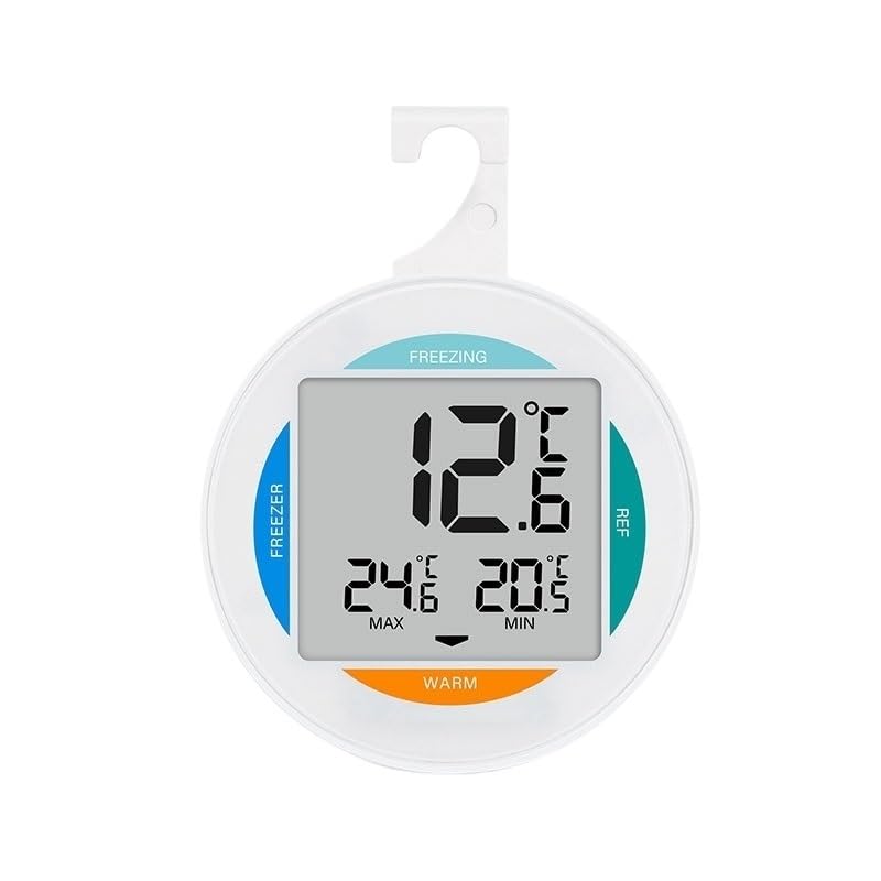 Refrigerator Thermometer with Hook for Home Use Indoor
