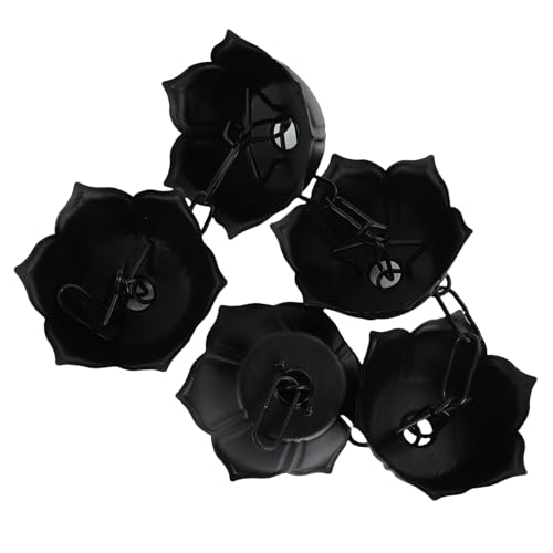Colector de lluvia Mavaol de aluminio duradero con acabado decorativo negro 8
