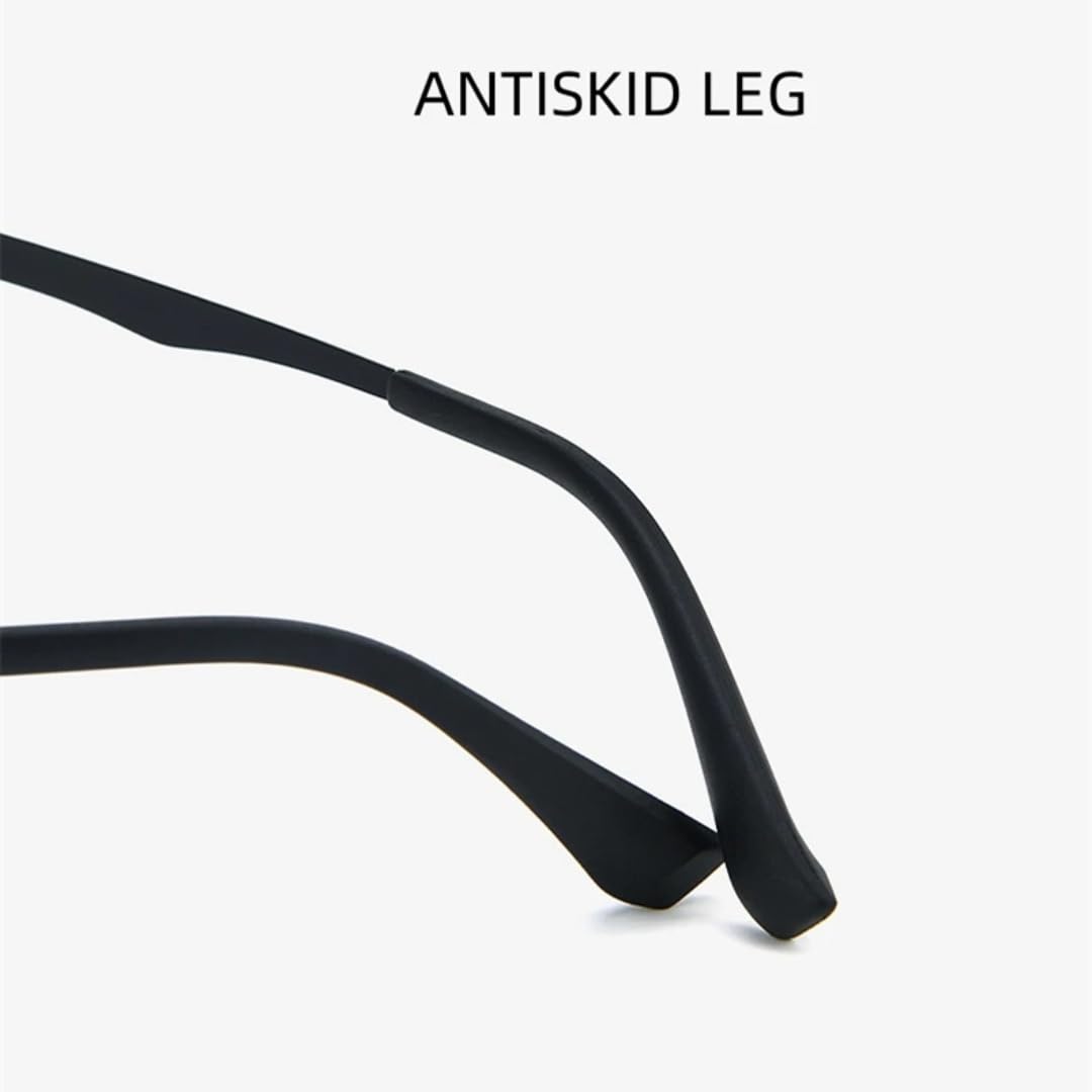 Lunettes de soleil Frame TR90 en titane pur avec protection UV400 pour la conduite