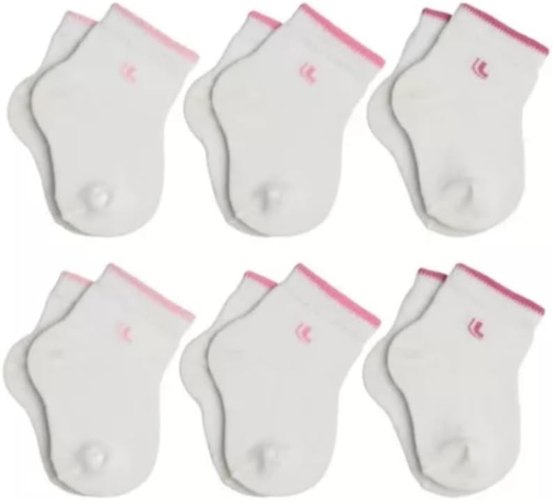 Meias Bebê Recém Nascido 6 Pares