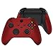 eXtremeRate Cover Custodia Grip per Xbox Series X S Model 1914,Copertura Frontale Impugnatura Manopola Shell Ricambio per Xbox Series X S Joystick-Rosso Scarlatto