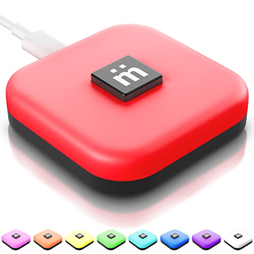 Mutesync USB Mute Button for Zoom, Teams, and Meet. Mac and PC Compatible. Physical, Lighted, External Mute Button Connects via Included USB Cord