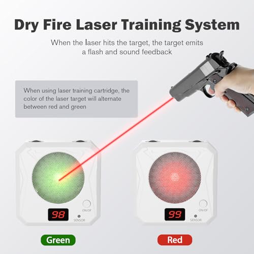 Image of Adjustable Rechargeable Laser Target with Silent Mode