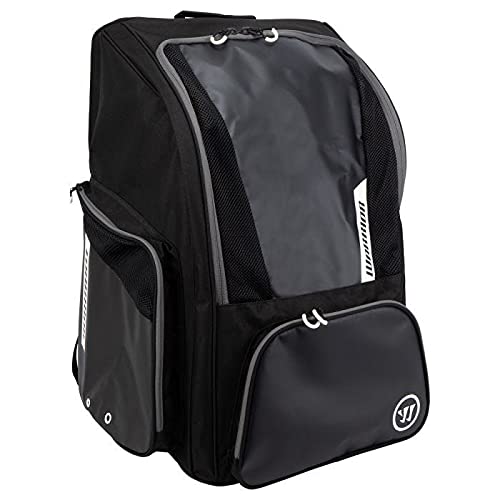 WARRIOR Hockey Pro Carry Backpack Bag (Black/Grey)