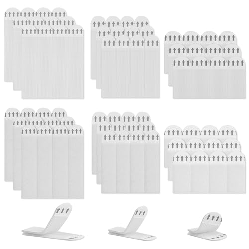 36 Paar Klebestreifen, 72 Streifen Klebenagel für Bilderrahmen Bilder Aufhängen Ohne Bohren, Bilder Montage Strips, Selbstklebend Wandnagel, Bilder-Montagestreifen, für Fotos, Rahmen, Spiegel