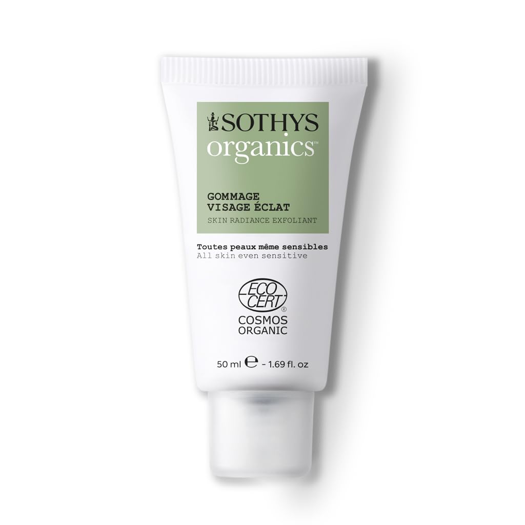 SOTHYS Skin Radiance Exfoliant | Gentle Organic Face Scrub for Exfoliating, Formulated for All Skin Types, Even Sensitive | Vegan Formula for Radiant Skin