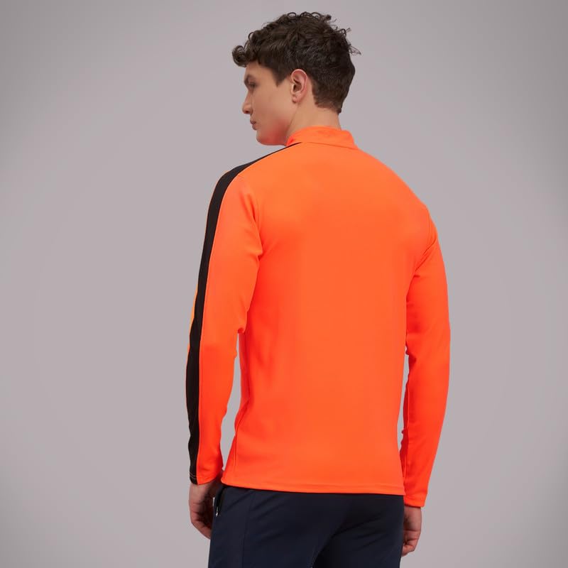 Image of ATICX Polyester Full Sleeve Compression High Turtle Neck Sports Jersey T Shirt for Men - Quick Dry Fit Gym Workout Top for Running, Swimming, Training, Cycling, Football, Badminton