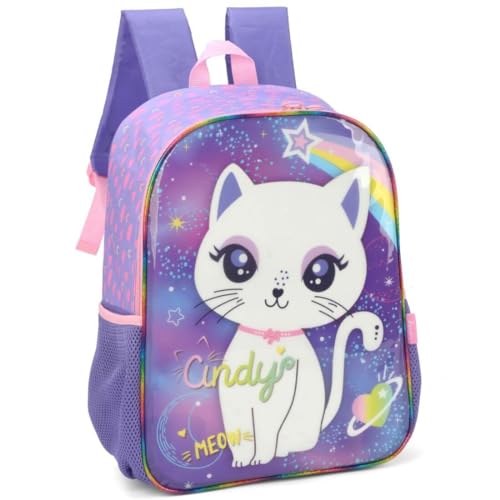 Mochila Infantil Escolar Cindy Roxo