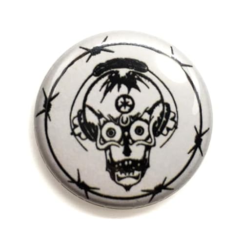 25mm �ʃo�b�W Blitz Never Surrender �u���b�c Oi Punk Hardcore �p���N SKINS