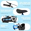 Kids Bike for Boys Girls 2-6 Years Old, 12 Inch Toddler Bike with Removable Training Wheels & Adjustable Seat, Children's Bicycles, Sturdy Carbon Steel Frame for Backyard/School Riding Blue #5