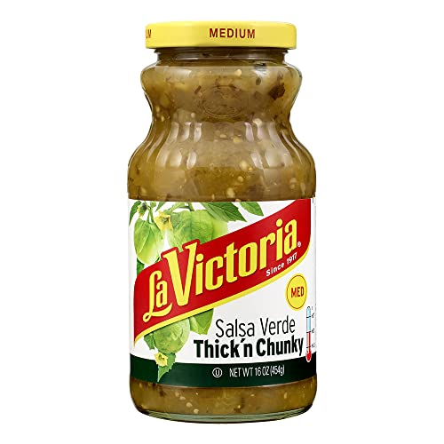 La Victoria Thick 'N Chunky Salsa Verde Medium, 16 Oz #TOP18