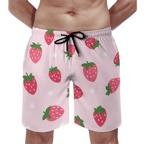 Mens Swimwear Swim Trunks with Pocket, Mesh Lining Beach Shorts with Drawstring Quick Dry Board Shorts3