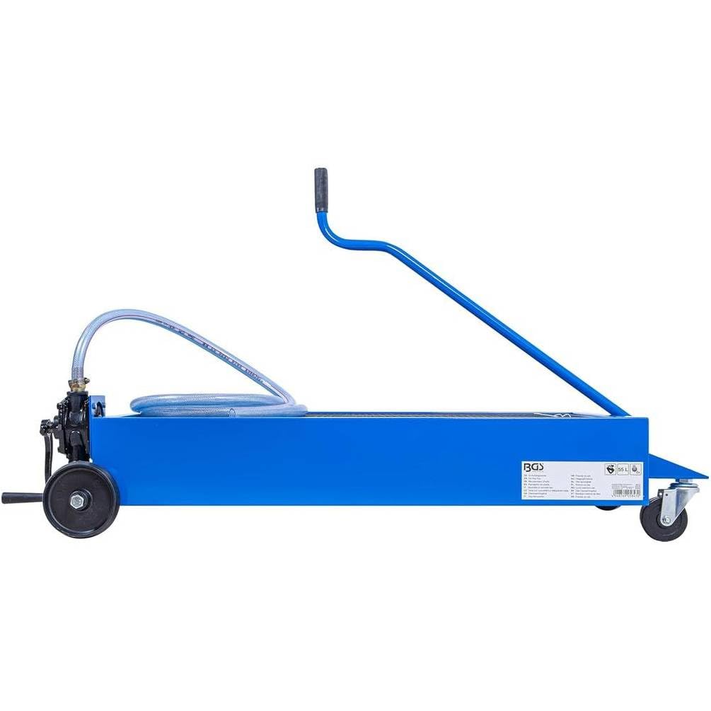 D-Work Recuperatore di olio mobile 55 l, capacità 55 l, mobile e pratico, acciaio, pro