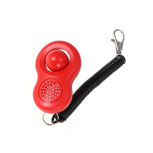 BESPORTBLE 4pcs Pet Clicker Training Toy Kit for Dog with Wrist Strap and Elastic Ring Loud Sound for Dog Training Clicker Scientific and Professional Design