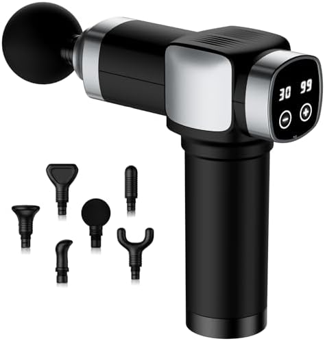 Deep Tissue Massage Gun, Portable Percussion Muscle Massager with...